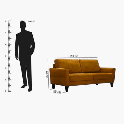 Cammie 3+2+1 Seater Fabric Sofa Set