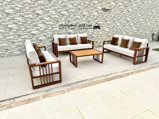 جلسة خارجية - الطقم ألمنيوم  12 شخص و 9 شخص