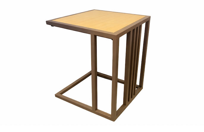 طاولة جانبية  الحدید حراري الرملي