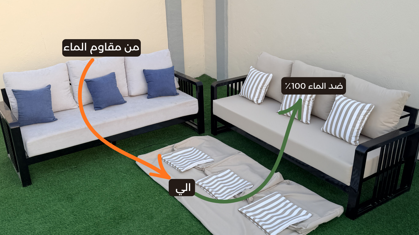 لبسة جلسات خارجية ضد الماء 100٪