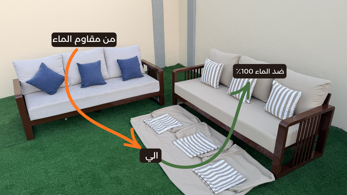 لبسة جلسات خارجية ضد الماء 100٪