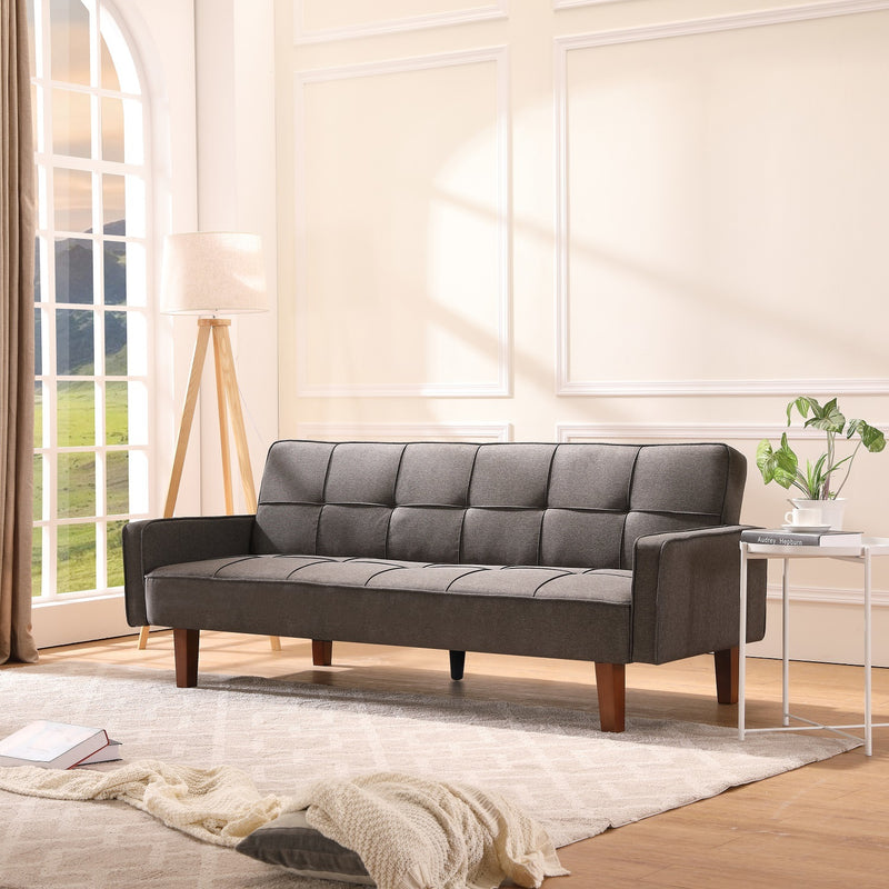 New Arrival Factory Gray Sofa Bed in Living Room Multi-function Leisure Sleeper Couch