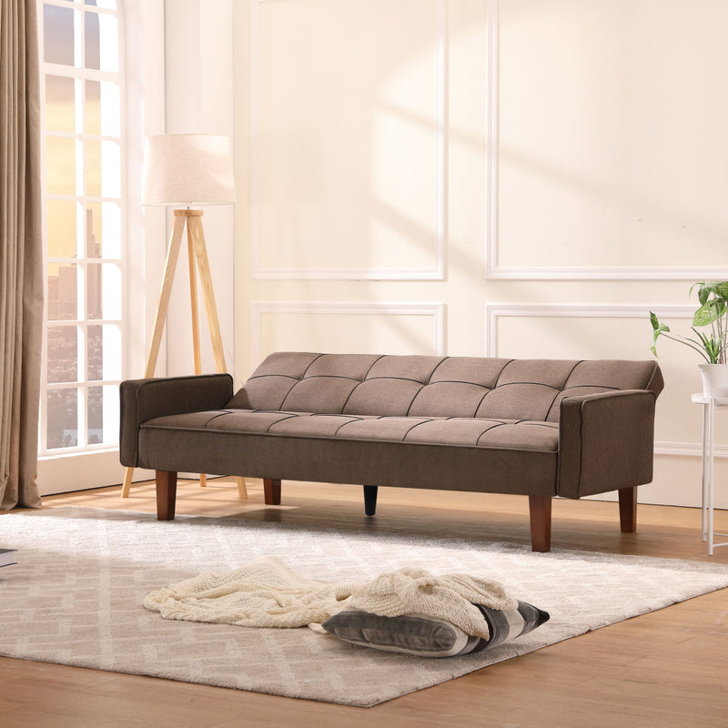 New Arrival Factory Gray Sofa Bed in Living Room Multi-function Leisure Sleeper Couch