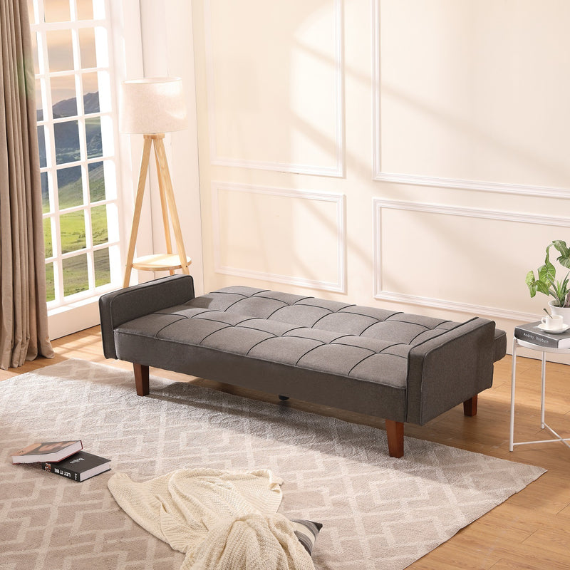 New Arrival Factory Gray Sofa Bed in Living Room Multi-function Leisure Sleeper Couch
