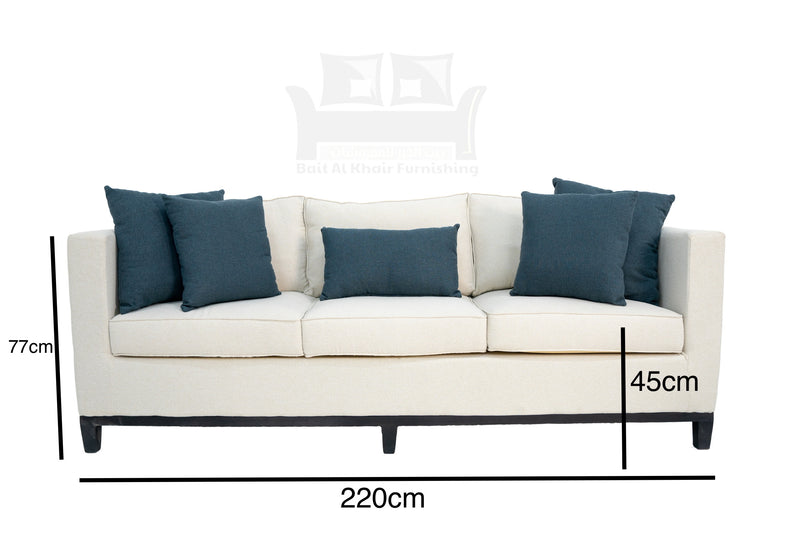 CLASSIC sofa 7 seater  3+2+1+1 - with 3 Table Sofa Set